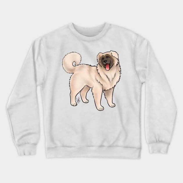 Dog - Leonberger - Cream Crewneck Sweatshirt by Jen's Dogs Custom Gifts and Designs